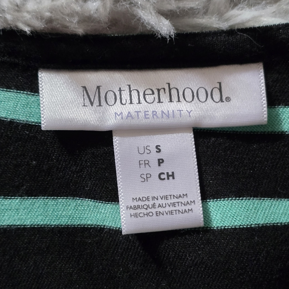 Motherhood Maternity Super Maxi Chevron Striped Dress - Size Small - Picture 4 of 6